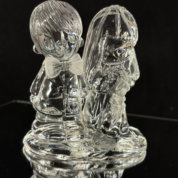 ENESCO 634077 Crystal Wedding Figurine "The Lord Bless You and Keep You" - Picture 1 of 3